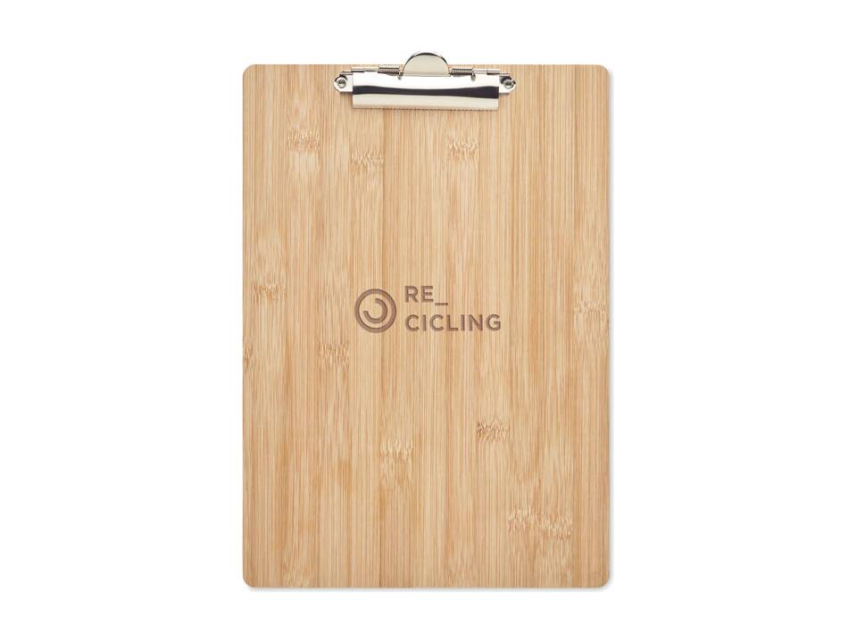 Porte-bloc en bambou A4 3