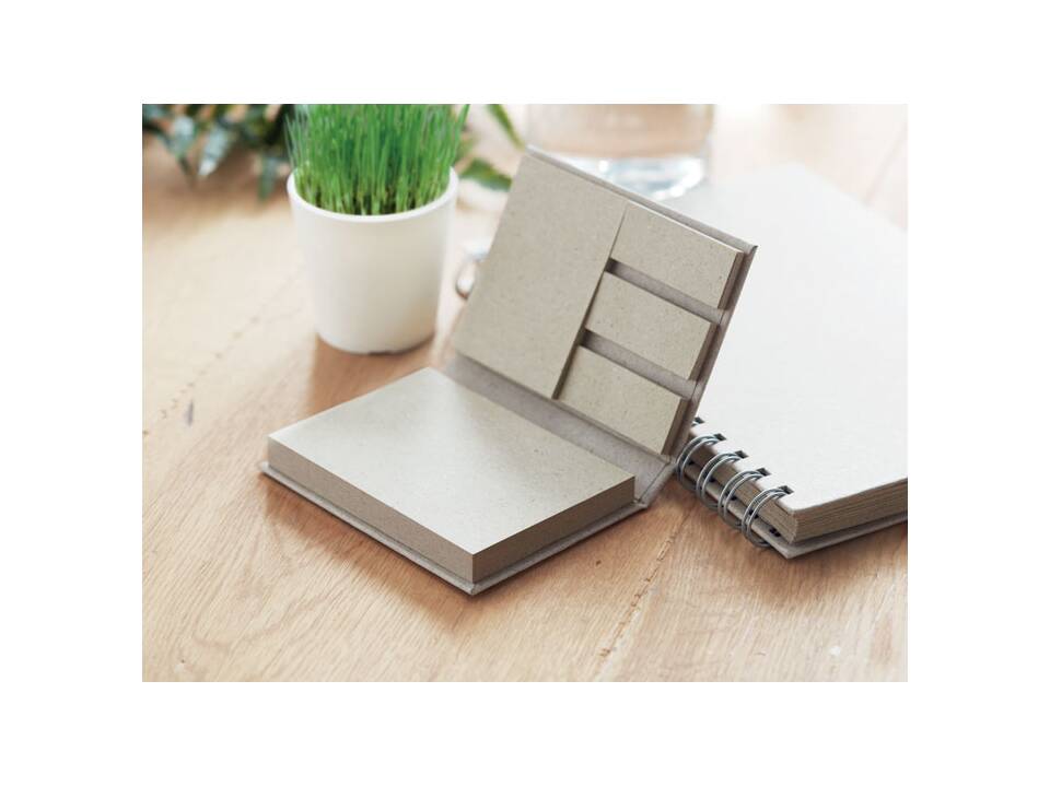 Notes adhésives papier d'herbe 1