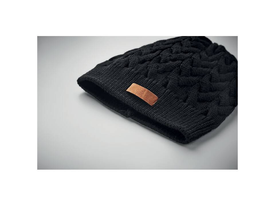 Bonnet tricoté en RPET 2