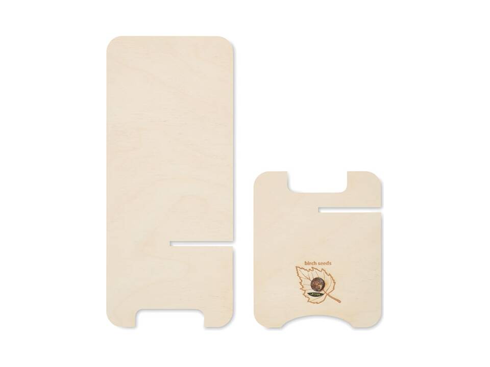 Support de téléphone en bouleau 4
