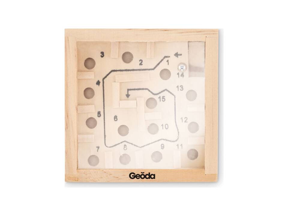 Pine wooden labyrinth game 2