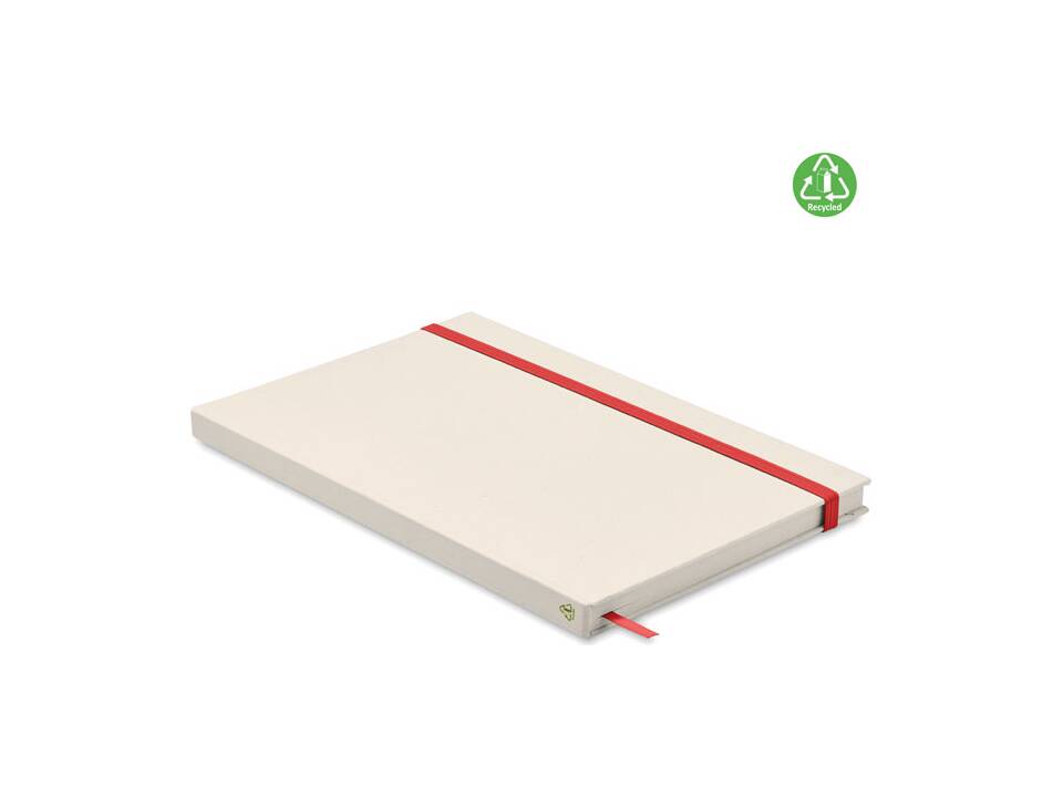 Carnet A5 avec couverture carton de lait recyclé 8