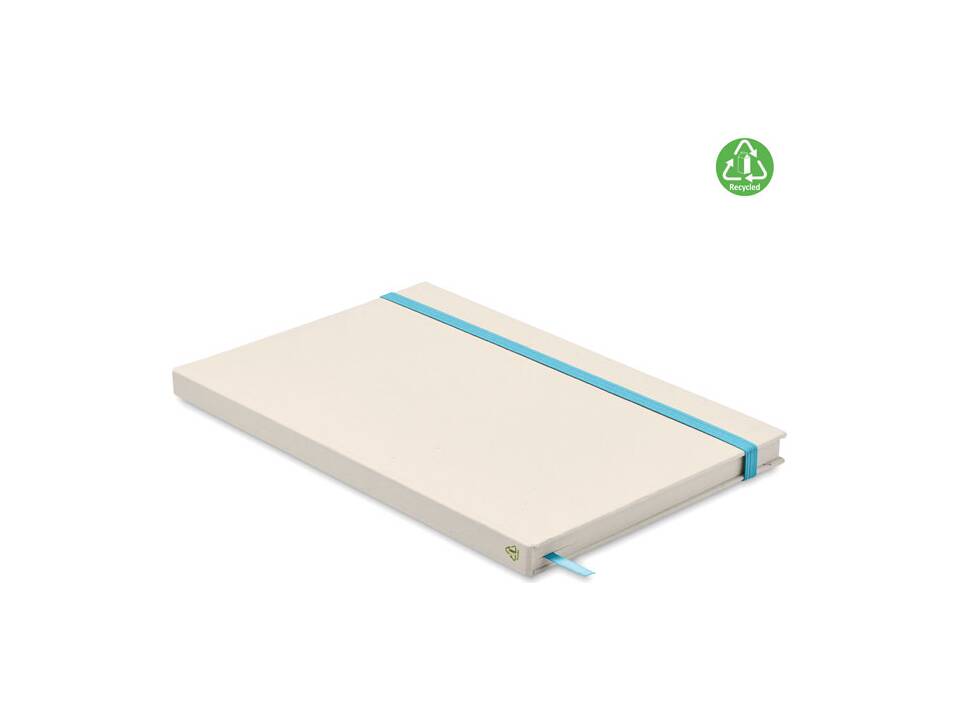 Carnet A5 avec couverture carton de lait recyclé 14