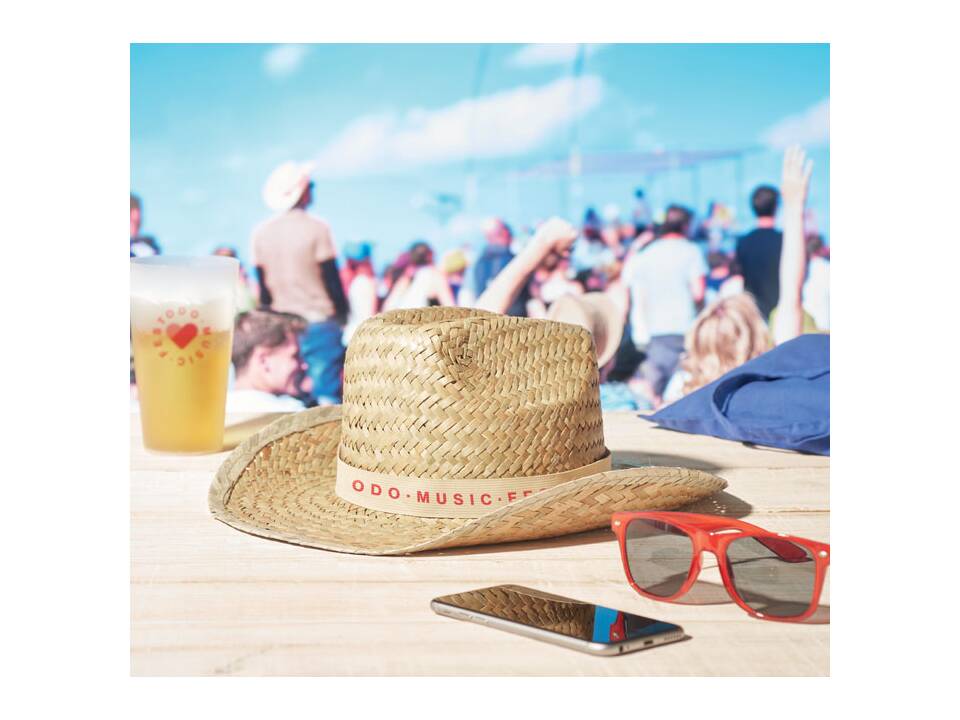 Natural straw cowboy hat 4