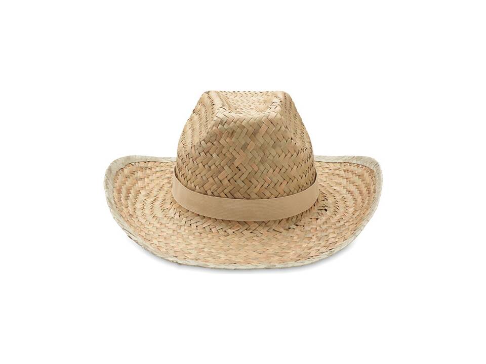 Natural straw cowboy hat 5