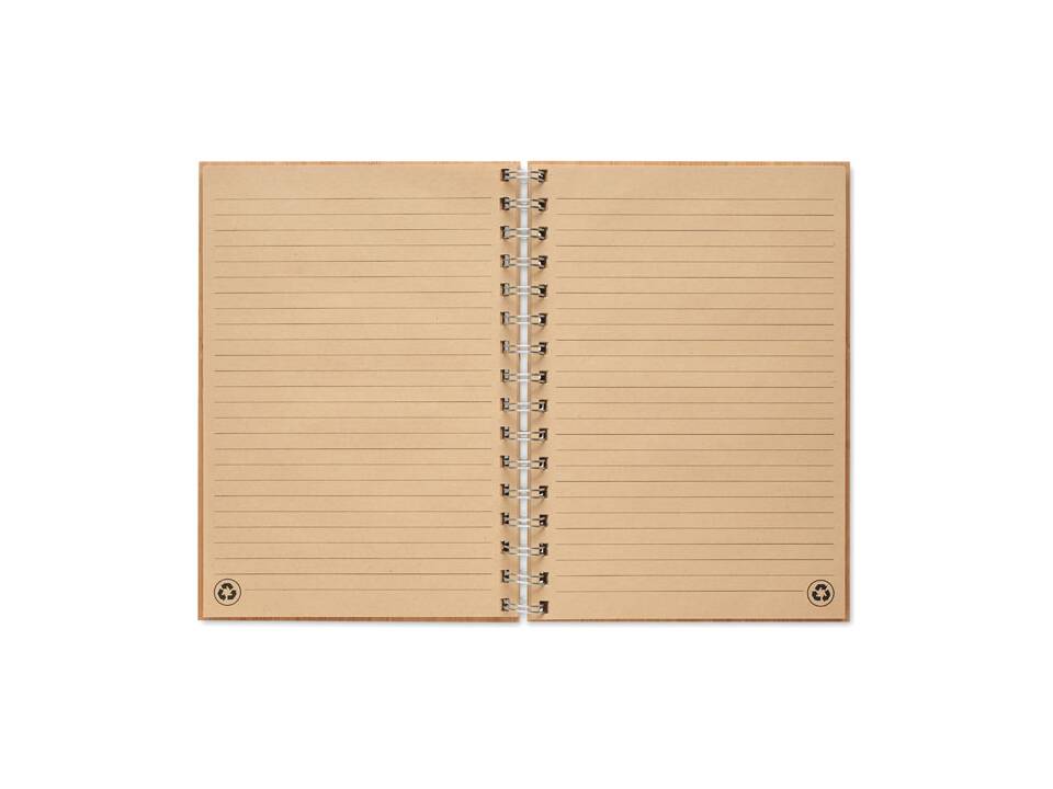 A5 ring bound Bamboo notebook 4