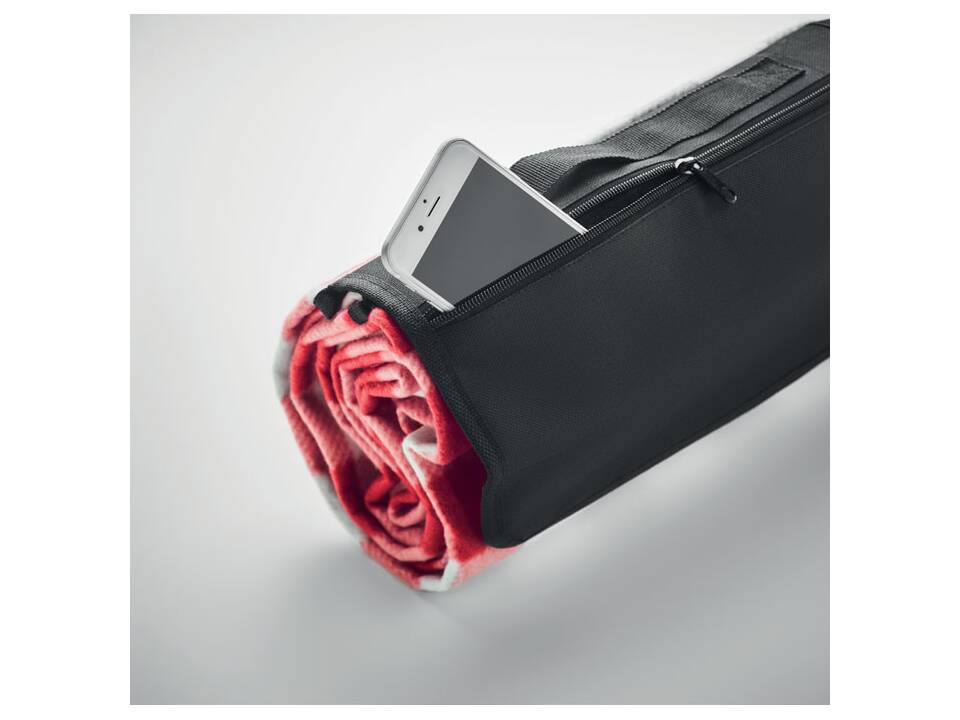 Couverture pliable en polaire RPET 12