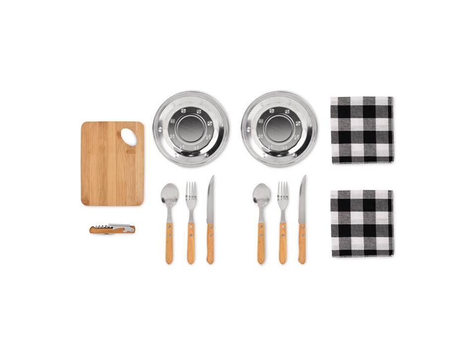 Picnic 2 person set in pouch 1