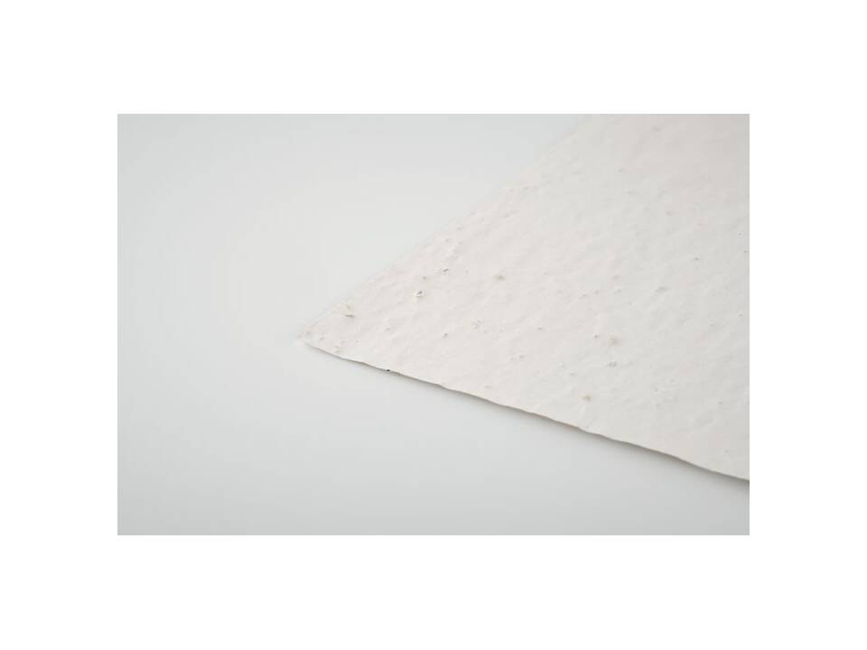 Papier A6 graines de fleurs 1