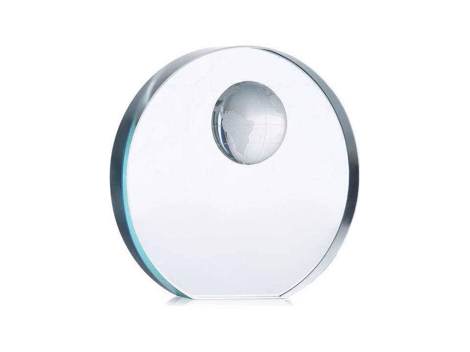 Trophée globe en verre 1