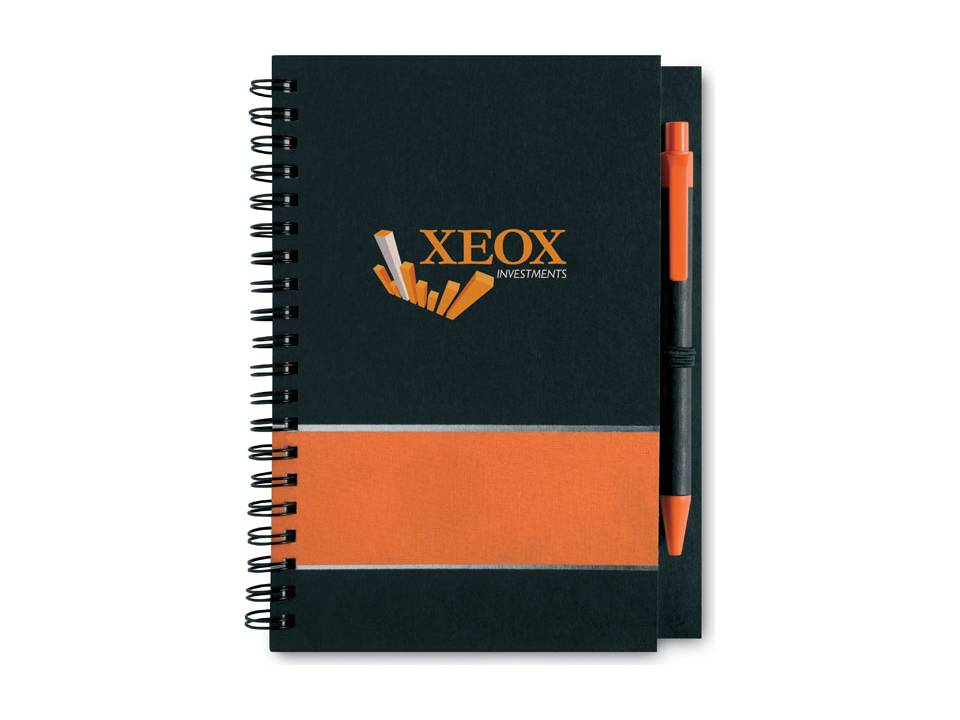 Elégant carnet avec bande colorée 8