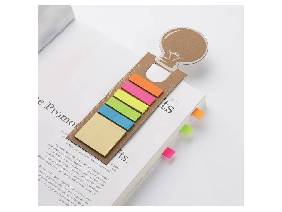 Signet avec stickers mémo 7