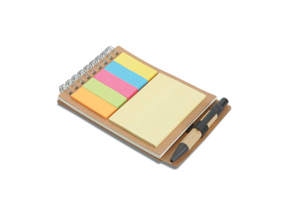 Carnet avec stylo et feuillets 3