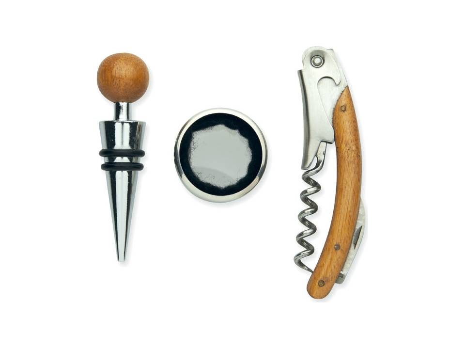 Coffret de sommelier en bambou 2