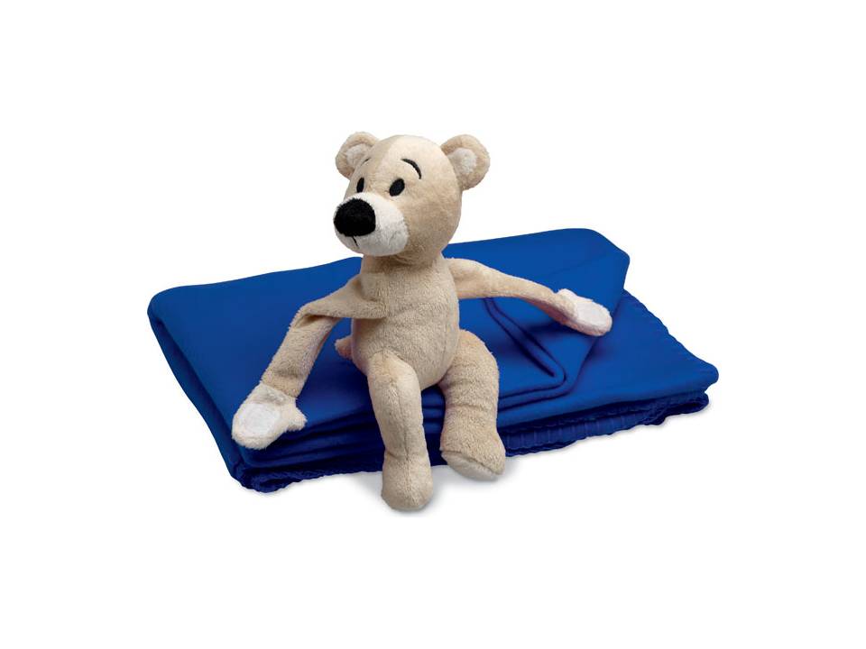 Couverture polaire avec ours