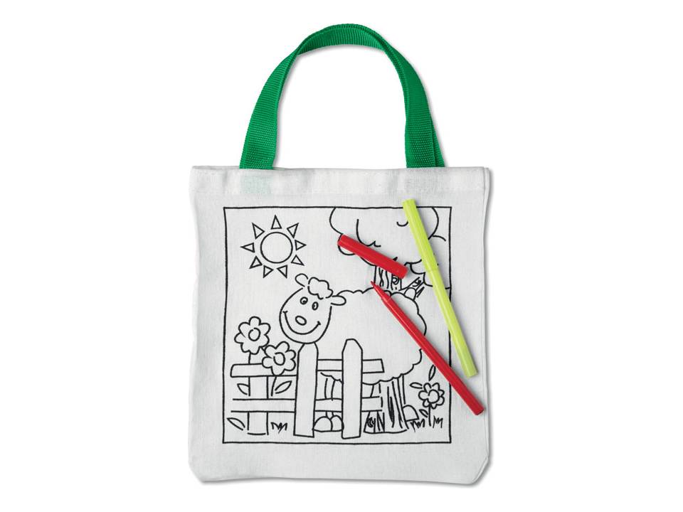 Sac coton à colorier 4