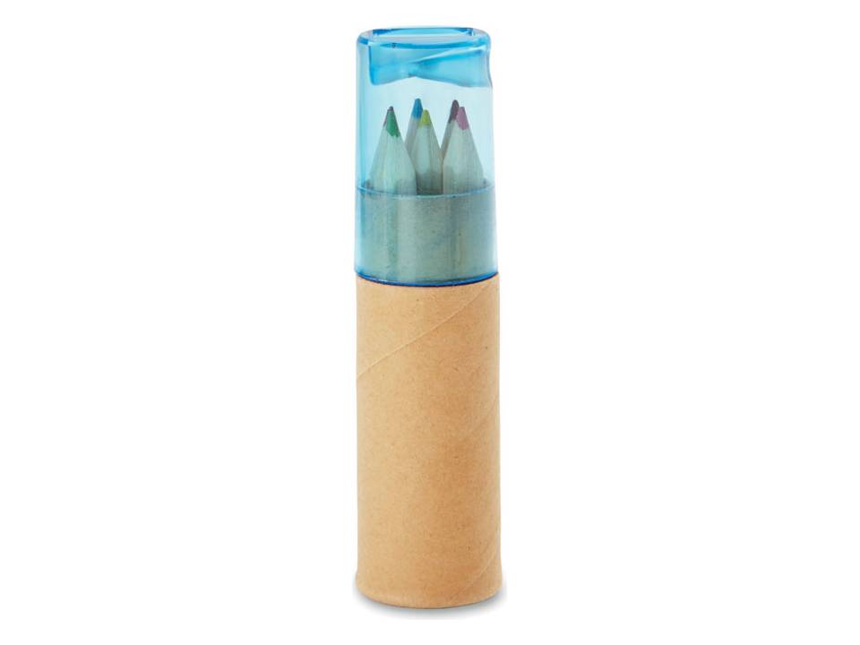 Tube de 6 crayons de couleur 10