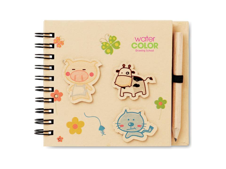 Bloc Notes enfants avec crayon 2
