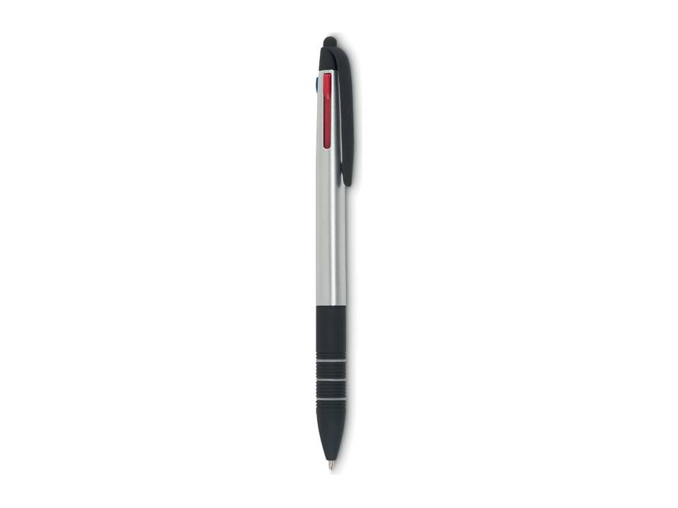 Stylo bille stylet 3 couleurs 1