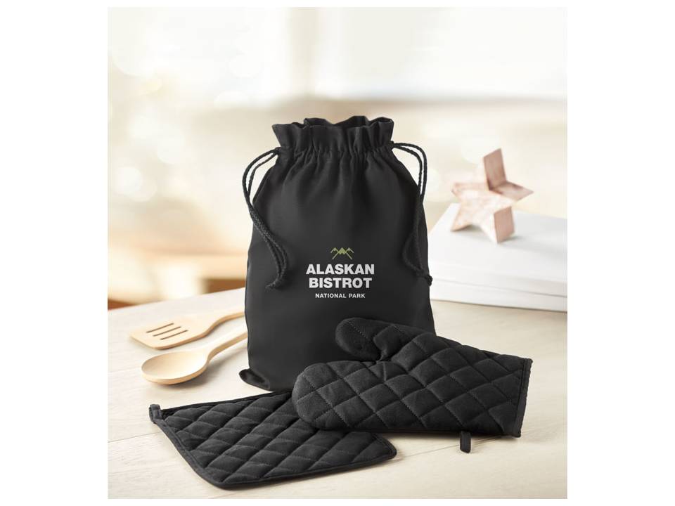 Ensemble de cuisine en coton 2