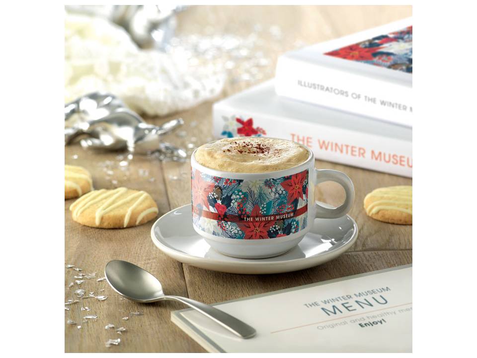 Tasse à cappuccino en grès avec revêtement 2
