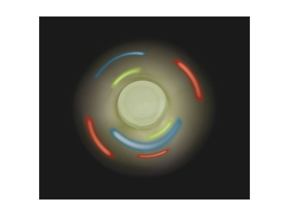 Hand spinner anti-stress avec lumière 1