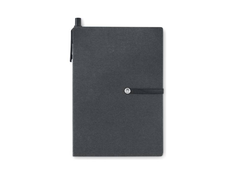 Carnet recyclé ligné et stylo 2