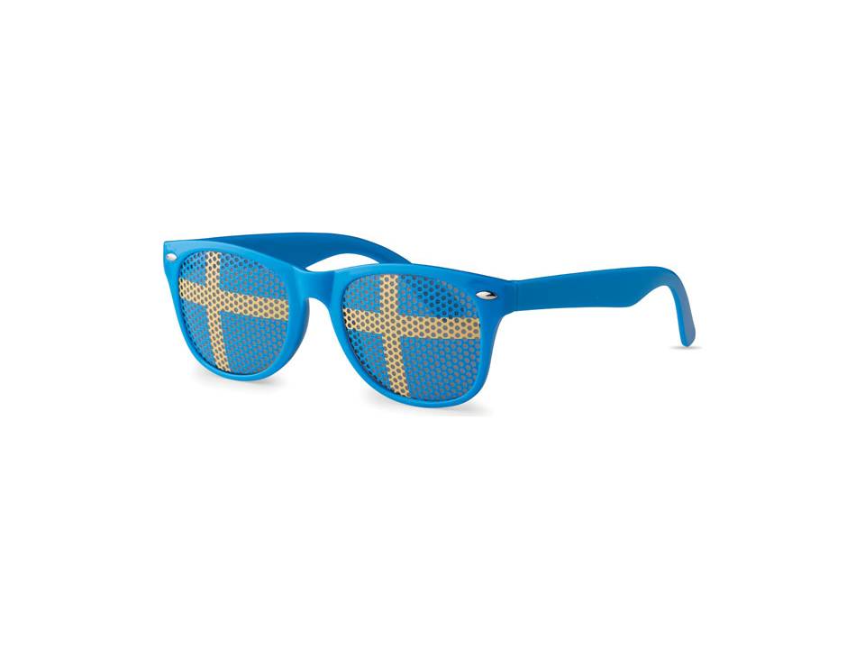 Lunettes avec des verres au couleurs des pays 13