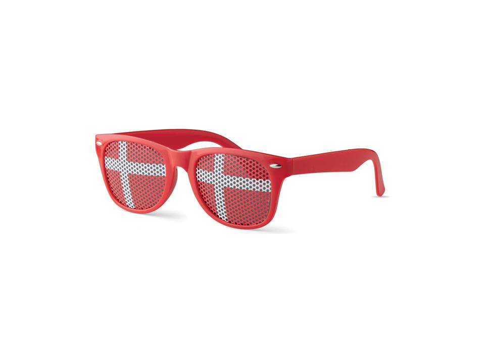 Lunettes avec des verres au couleurs des pays 21