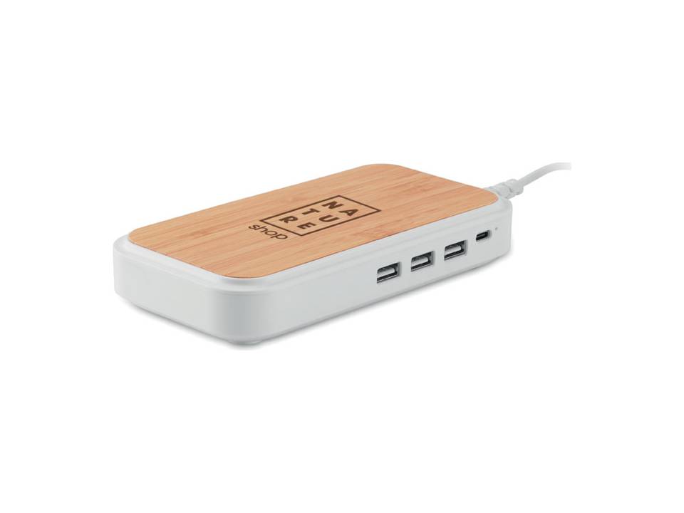Chargeur sans fil avec hub USB 3 ports 4