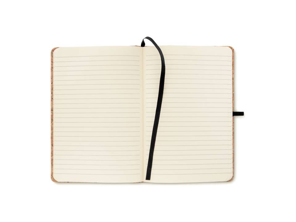 Cahier A5 avec couverture en liège 1