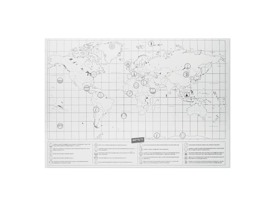 Carte du monde à gratter 1