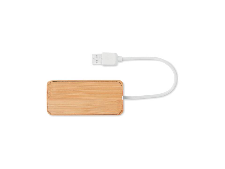 Hub USB 3 ports Bambou 6