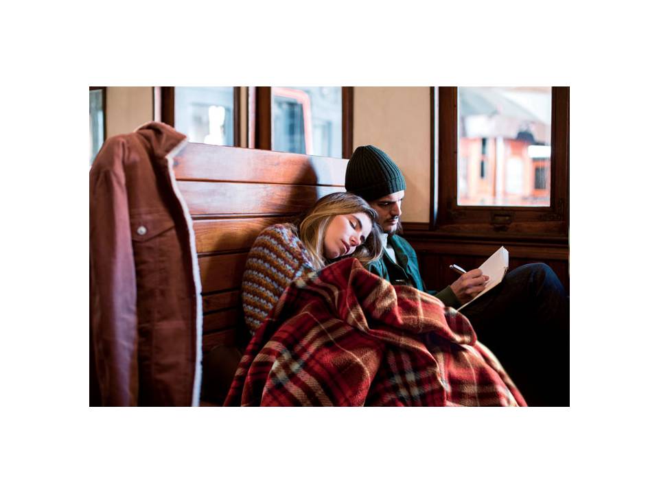 RPET Couverture polaire à motif carré 9