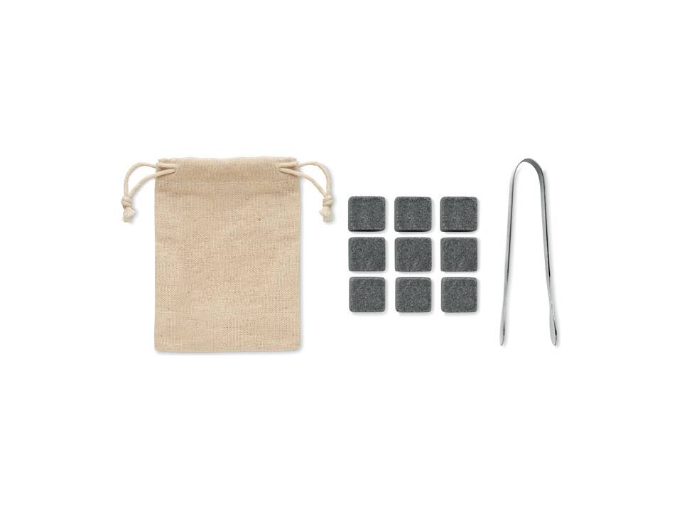 Set whisky avec boîte bambou 1