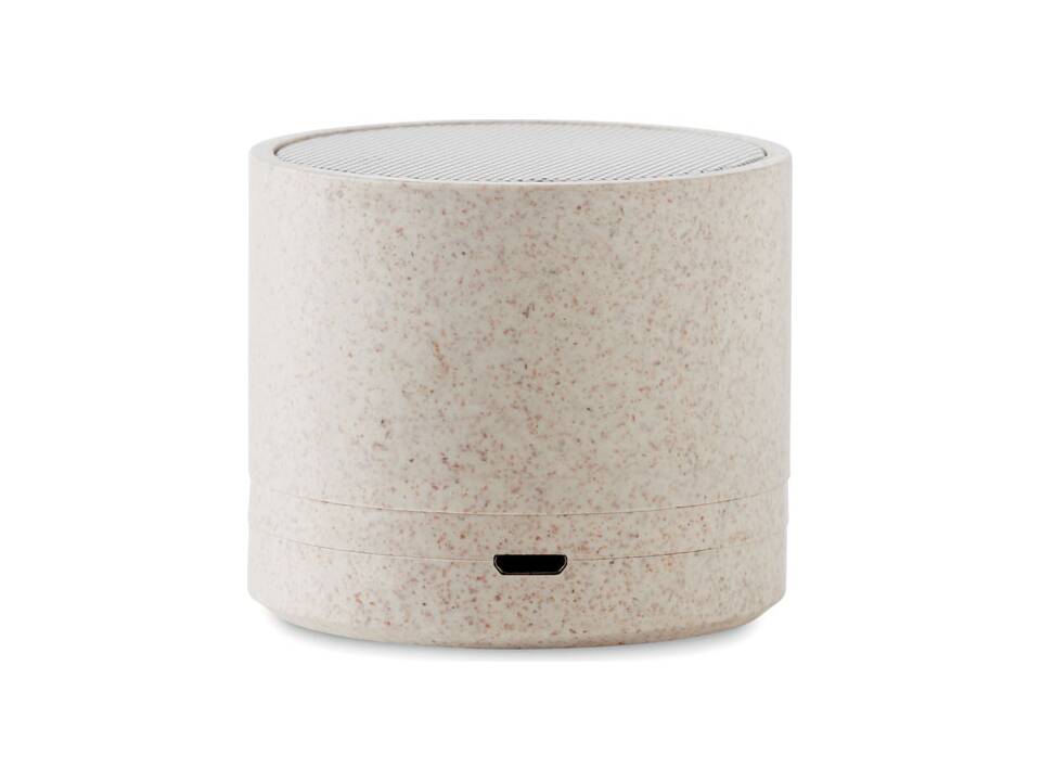 Haut-parleur s/ fil paille blé 3