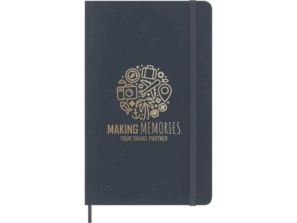 Carnet L Moleskine Vegea Capri  à couverture souple - ligné 11