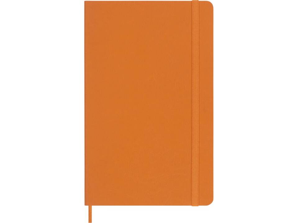 Moleskine 100% VEGEA® Capri notitieboek met zachte kaft - gelijnd L - Oranje  - 1