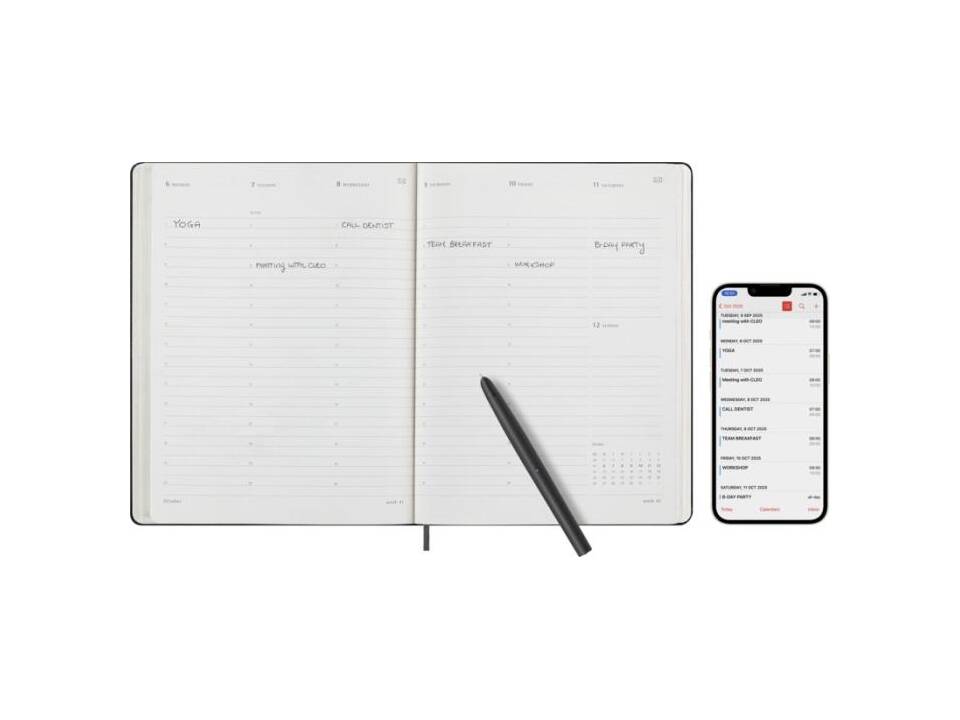 Agenda XL 12 mois Moleskine Smart Planner Pro 1