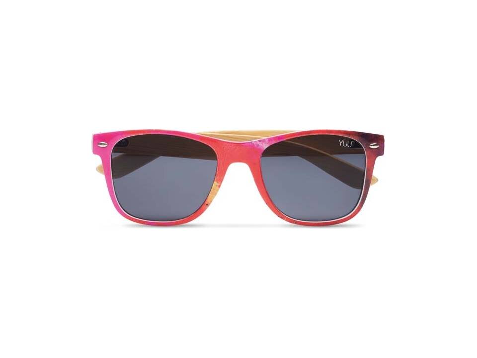 Lunettes de soleil personnalisées en PC et bambou (UV400) 2