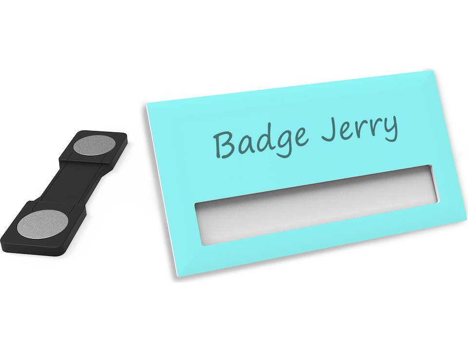 Badge nominatif 74 x 40 mm 15