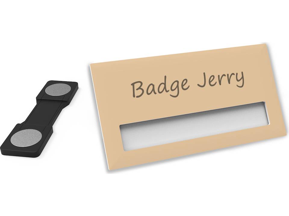 Badge nominatif 74 x 40 mm 20