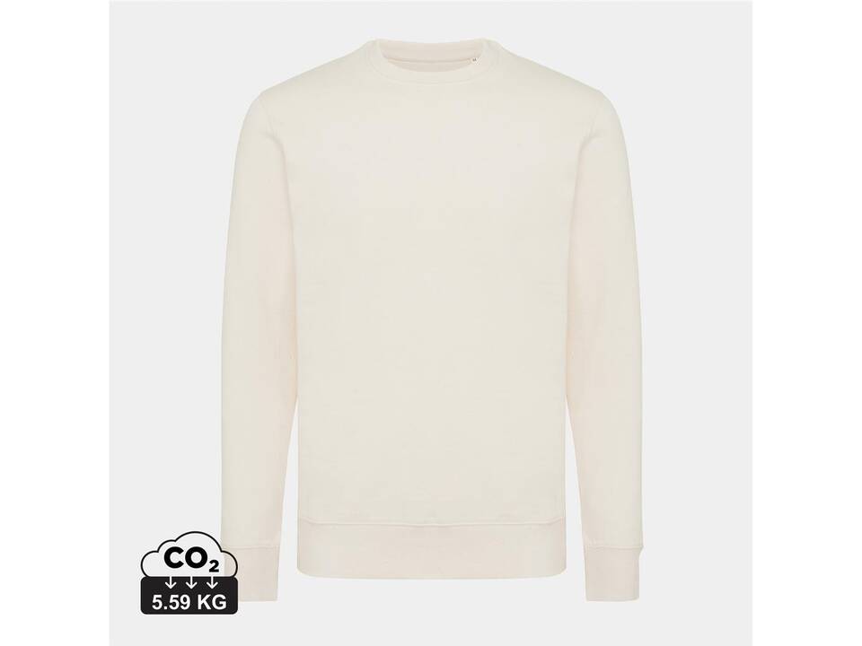 Natural Raw Iqoniq Etosha lichtgewicht gerecycled katoen sweater