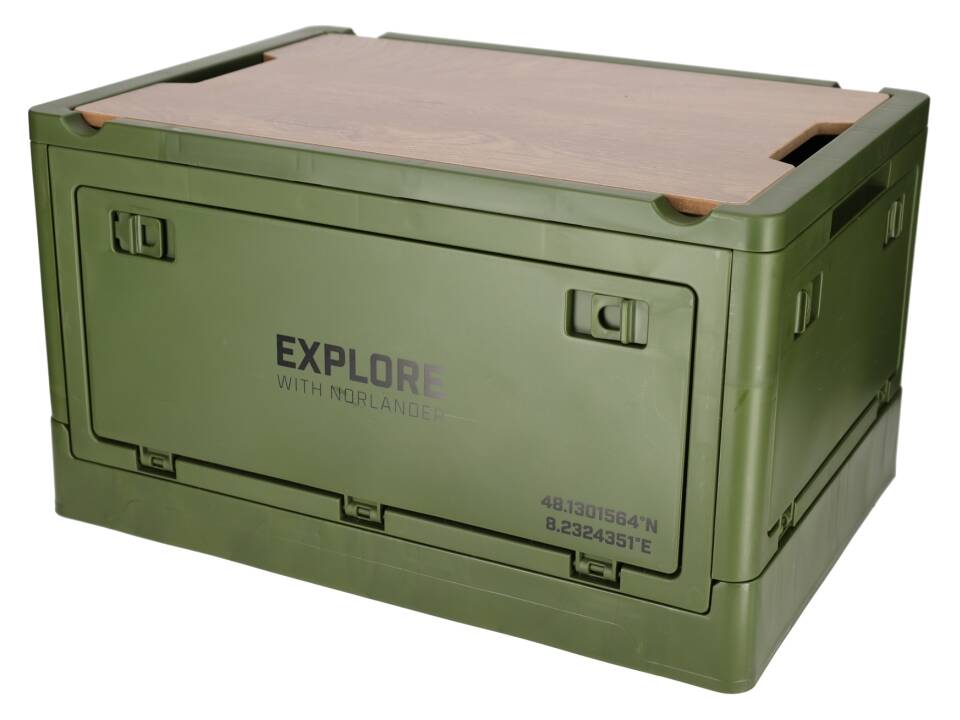 NORLÄNDER Caisse avec Couvercle en Bois 1