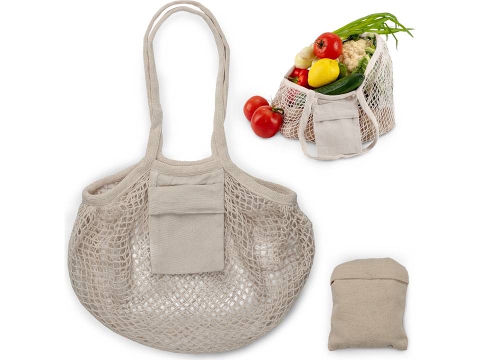 Sac Filet Pliable Certifié Oeko-Tex®