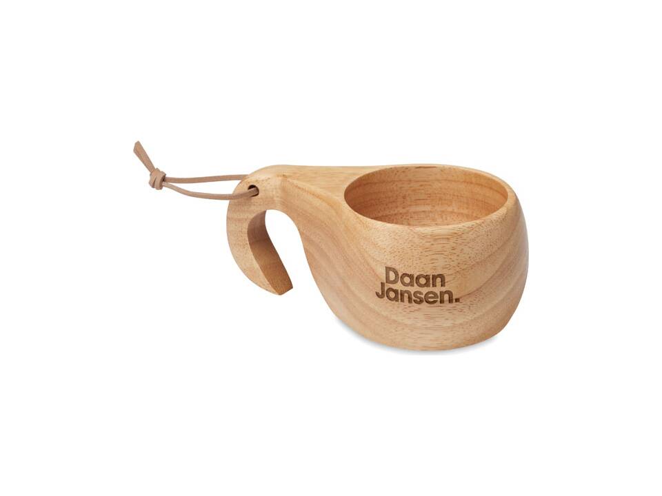 Tasse d'extérieur en chêne massif - 120 ml 1