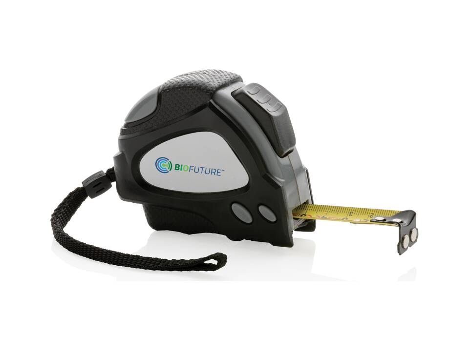 Mètre ruban Auto stop 5M/19mm en plastique recyclé RCS 5