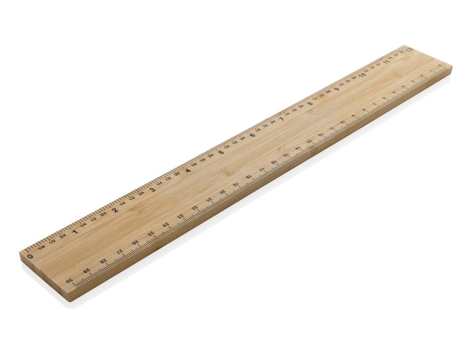 Règle 30cm épaisse et double face en bambou Timberson 1