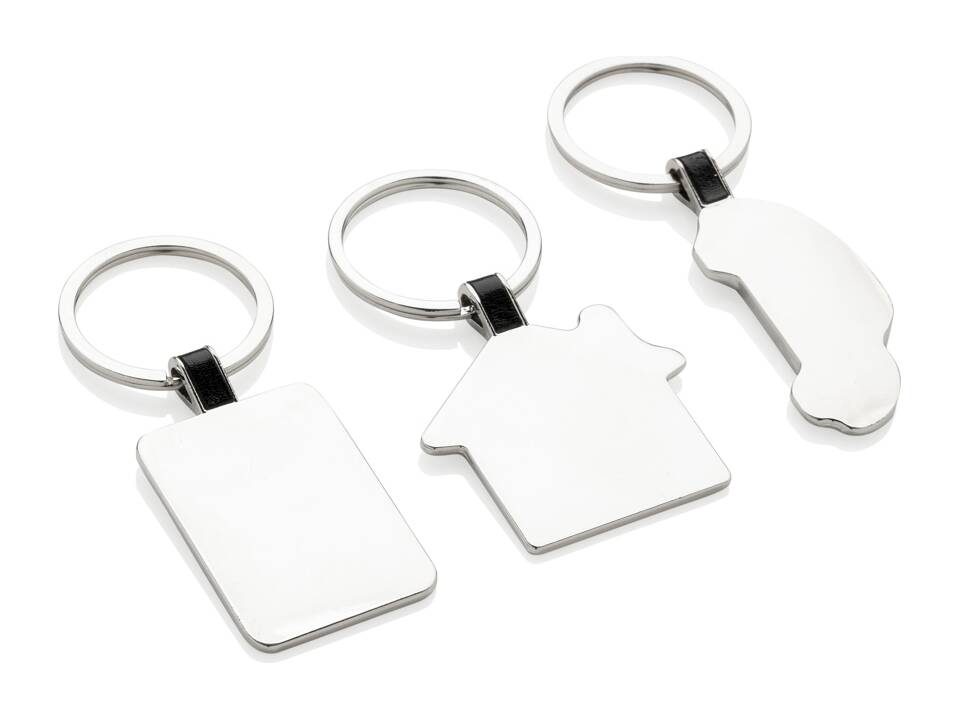 Porte-clés voiture en alliage de zinc recyclé RCS 5