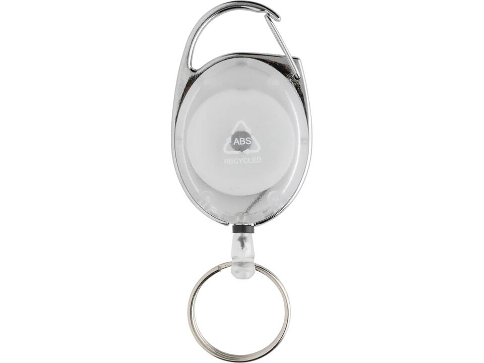 Porte-clés à clip extensible en ABS recyclé RCS 10